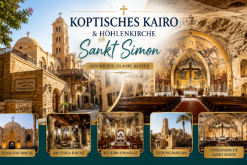 Koptisches Kairo mit Höhlenkirche Sankt Simon und historischen Kirchen.