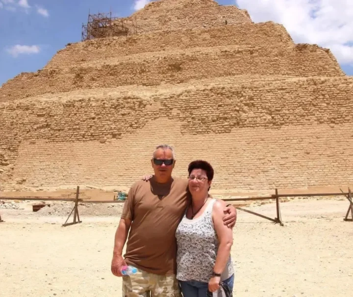 Sakkara, Memphis und Dahschur mit Stufenpyramide des Djoser.