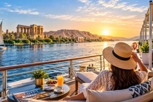 5 Tage Nilkreuzfahrt Luxor Assuan auf dem Nil in Ägypten.